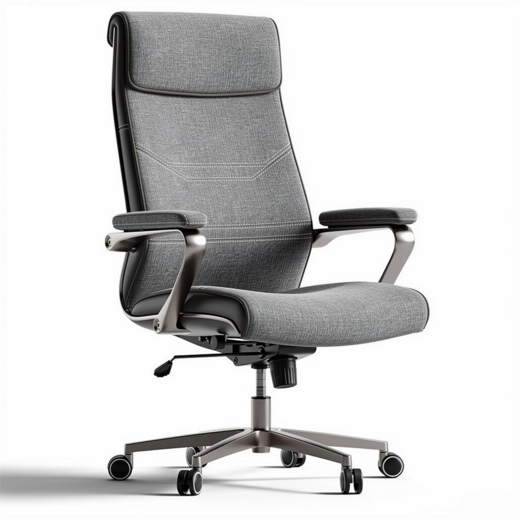 Ergonomic mesh office chair with adjustable height and lumbar support 60 x 70 x 120cm