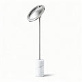 Marble and stainless steel floor lamp with adjustable shade 20 x 20 x 130cm